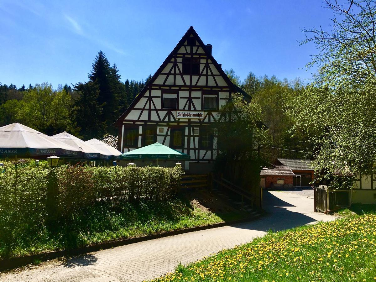Schloesslesmuehle Hotel Leinfelden-Echterdingen Buitenkant foto